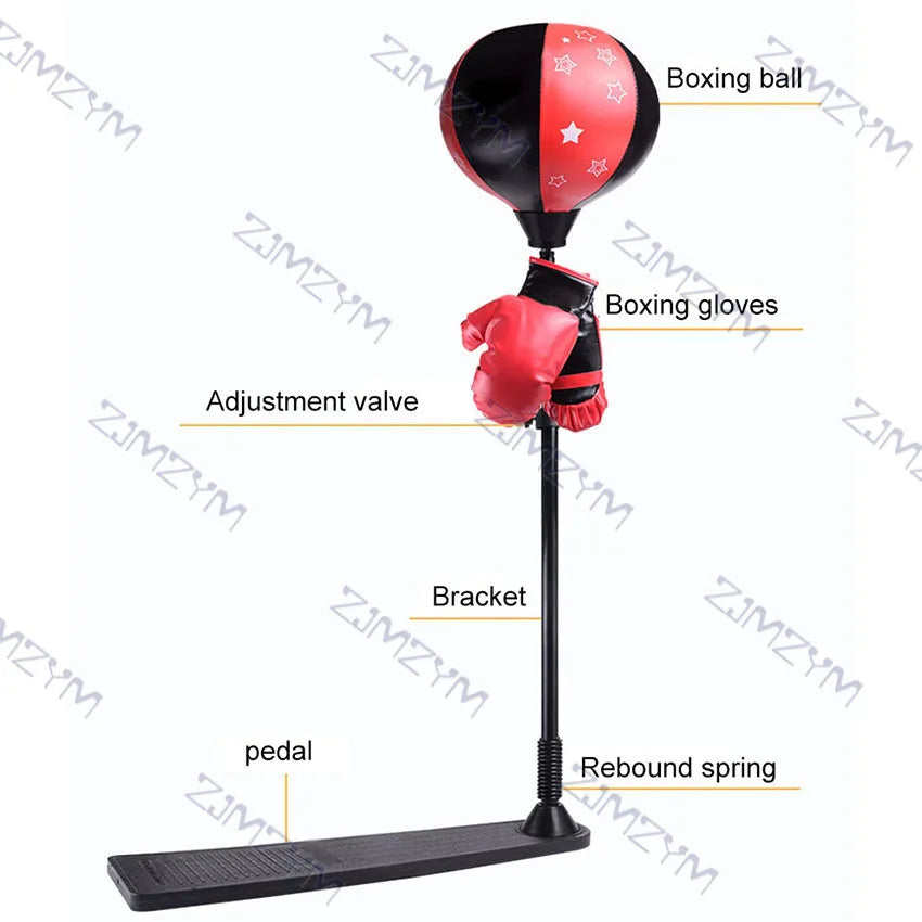 Vertical Boxing Ball Adjustable Children Fitness