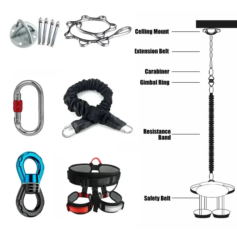 Flying Suspension Rope GYM Equipment