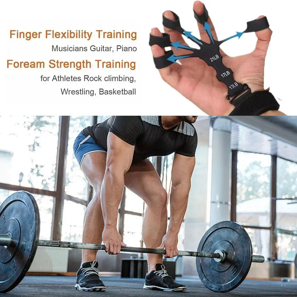 Hand Grip 5 Finger Exerciser Strength