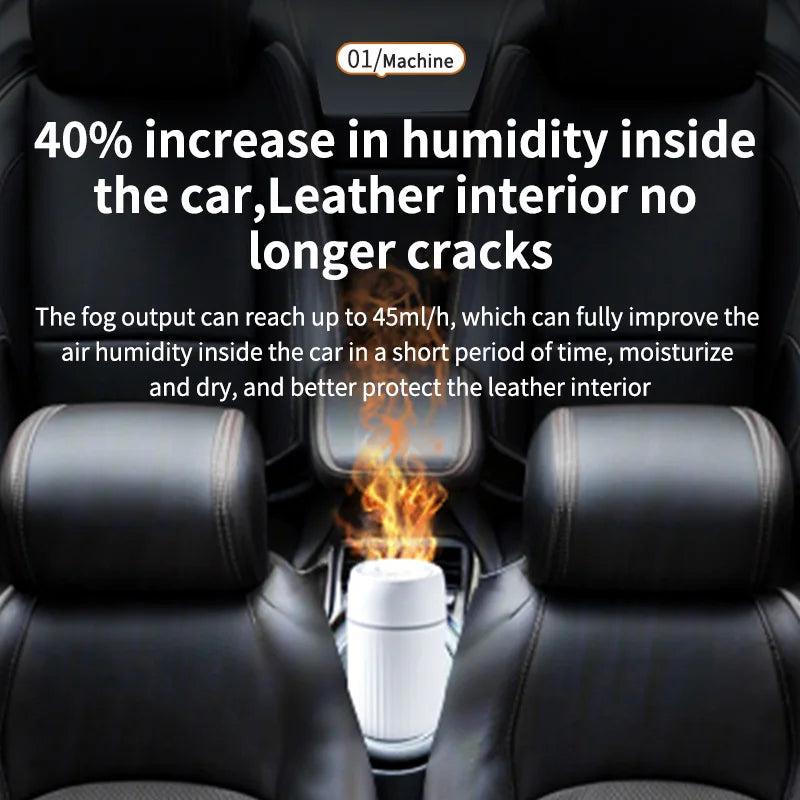 Imitate Fire flame Car Humidifier