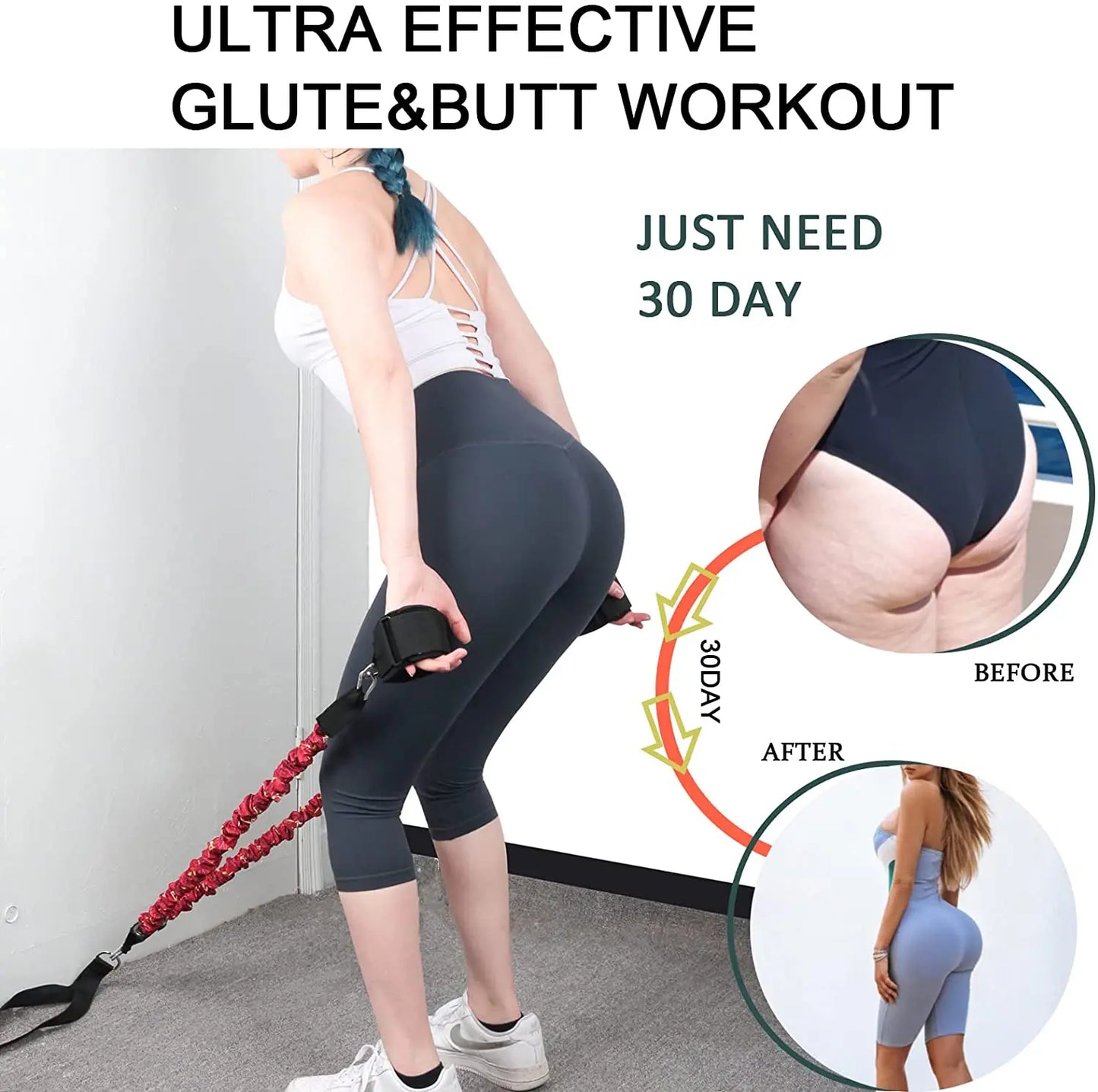 Booty Resist Home Workout Fitness Equipment