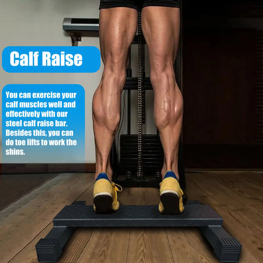 Home Gym Steel Calf Raise Bar